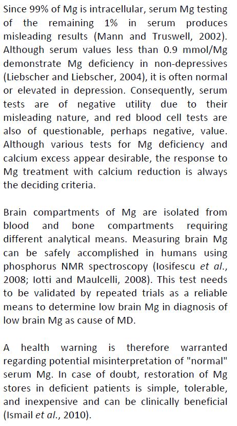 Epiphany: Magnesium in Autism and other Neurological/Psychiatric Diseases