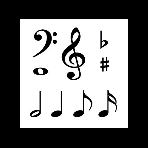 Musical Notes Symbols Clip Art