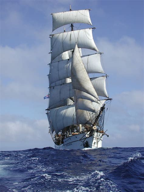 Picton Castle, a Canadian tall ship participating in the International ...