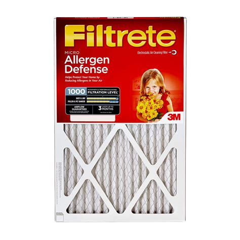 3M Filtrete 4 PACK AC Furnace Air Filter 16x25x1 MPR 1000 Micro Allergen Defense 51141915265 | eBay