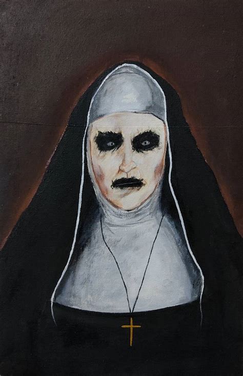 NUN Painting by Discrete Shadow | Saatchi Art