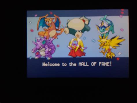 Just finished Fire Red! I had not done a playthrough since I was a kid ...