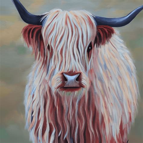 Highland Cow Painting · Creative Fabrica