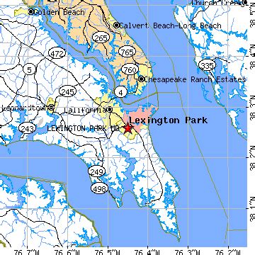 Lexington Park, Maryland (MD) ~ population data, races, housing & economy