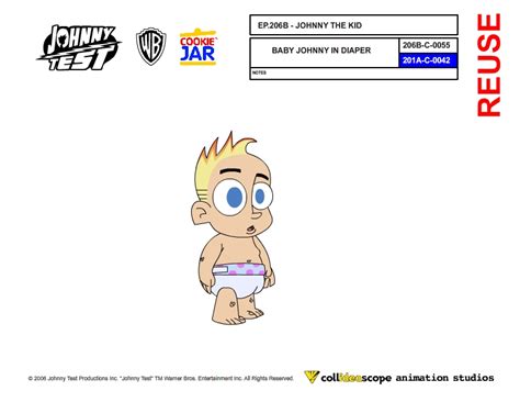 Collideascope Animation Studios: Johnny Test Model Sheets