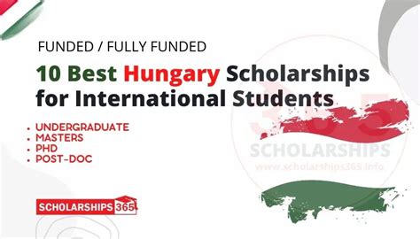 10 Best Hungary Scholarships 2023-2024 | Hungary Universities | Study ...