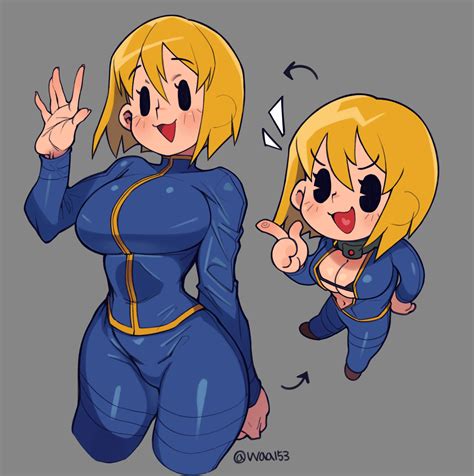 vault girl (fallout and 1 more) drawn by waa153 | Danbooru