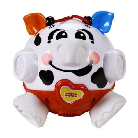 Fisher-Price® Brilliant Basics Bounce and Giggle Interactive Toy Cow, 1 Count - Kroger