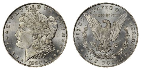 1880 O Morgan Silver Dollars Normal Date: Value and Prices