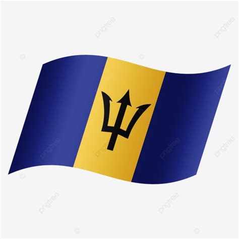 Barbados National Flag Simple Transparent Design, Country Flag, Nation Flag, Simple PNG ...