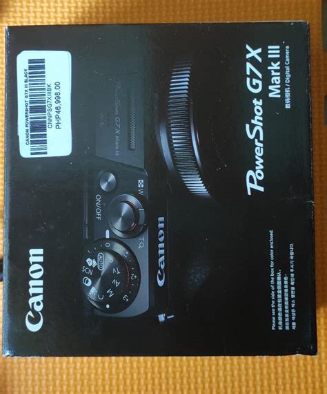 Canon GX7 MARK III, Photography, Cameras on Carousell