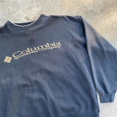 Vintage 90s Columbia Sportswear Company Black Heavy... - Depop