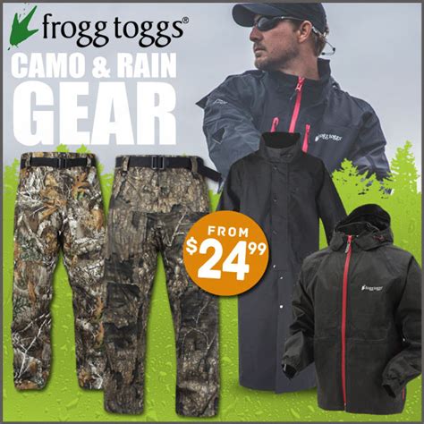 Frogg Toggs Camo & Rain Gear from $24.90 (Free S/H over $25) | gun.deals