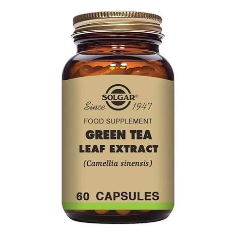 Solgar - Herbal Products - Green Tea Leaf Extract Vegicaps - Size: 60