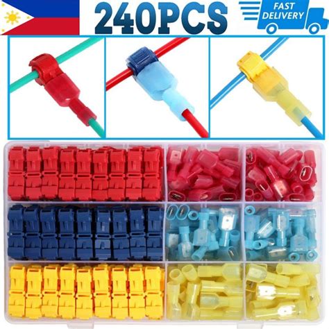 120/240PCS T-Tap Wire Connectors Splice Electrical Wire Terminals ...