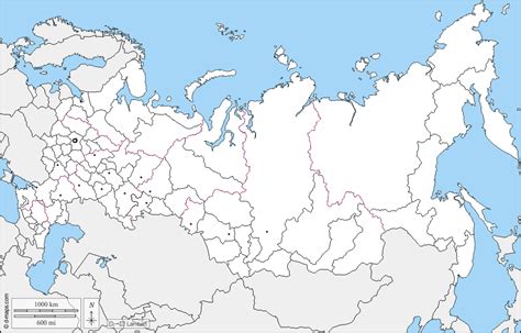 Russia free map, free blank map, free outline map, free base map ...