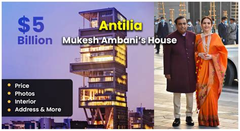 Antilia, Mukesh Ambani House – Photos, Price, Interior, Address & More - Luxury Residences Blogs