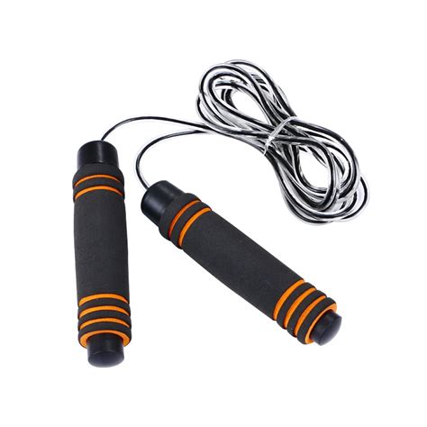 Jump Rope Home Gym CrossFit Equipment Speed Rope Length Adjustable Metal Bearing Skipping Rope ...