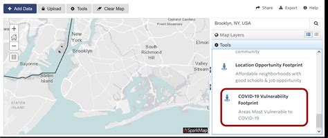 How to Use the COVID-19 Vulnerability Footprint Tool - SparkMap