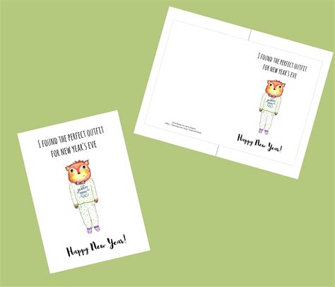 Funny New Years Cards Printable Card Digital Download - Etsy