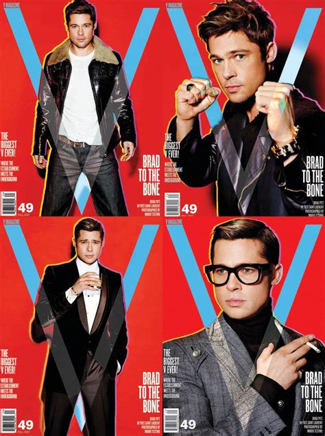 V Magazine | Brad pitt, V magazine, Fashion cover