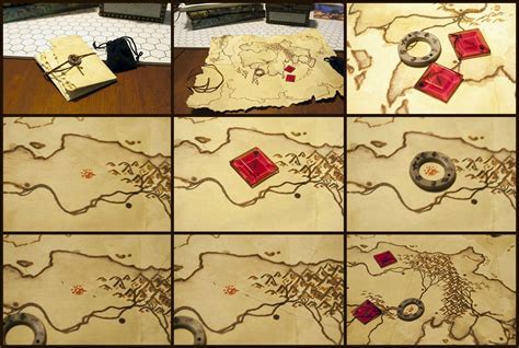 Handmade map/puzzle I made for my players. Description of how it works in the comments. : r/rpg