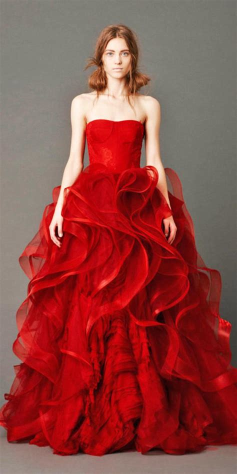 12 Amazing Blood Red Wedding Dresses | Wedding Dresses Guide