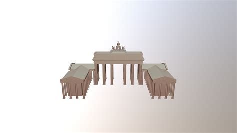 Brandenburg Gate - 3D model by Schorle [d8e6c64] - Sketchfab