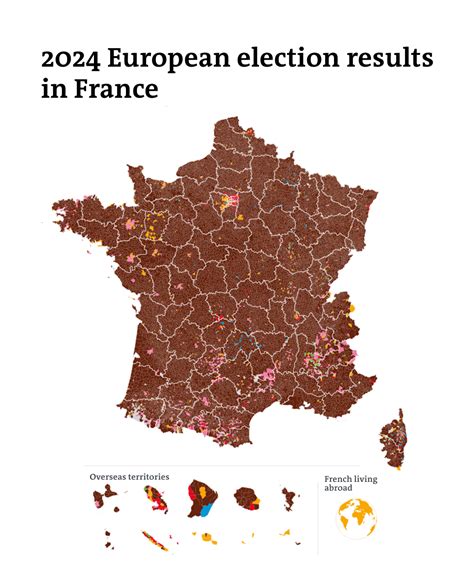 Map of 2024 European election results in France : r/europe