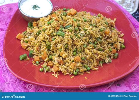 Traditional Indian Food Vegetable Biryani with Rice Stock Photo - Image of rice, vegetable: 42124640