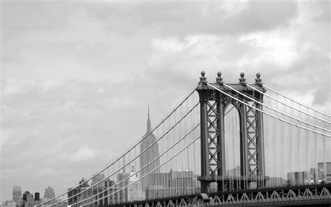 Download Man Made Manhattan Bridge HD Wallpaper