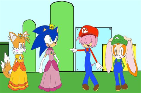 Request- Sonic:Mario Crossover by MiharutheKunoichi on DeviantArt