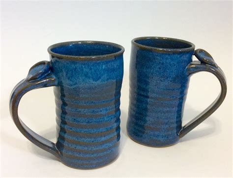 Extra Large Coffee Mug Tall Ceramic Mug Stoneware Pottery