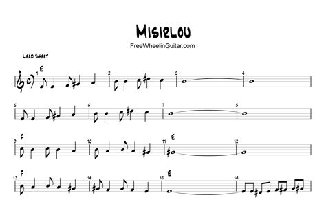 Misirlou - Sheet Music & Tab - FreewheelinGuitar.com