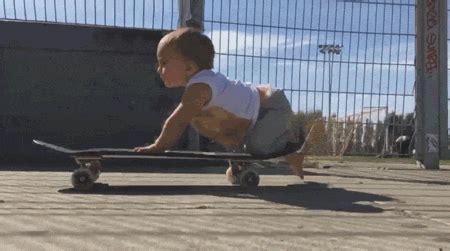 Skateboard Baby GIFs - Find & Share on GIPHY