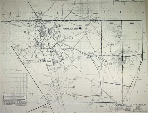 Map of the Tonopah Test Range