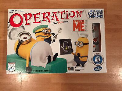 DESPICABLE ME OPERATION GAME OPEN BOX Includes Exclusive Minions Hasbro Gaming | eBay