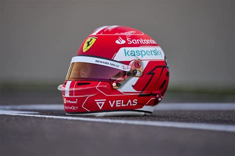 Charles Leclerc 2022 Ferrari F1 Helmet by Kevin Lail - Trading Paints