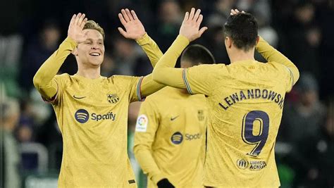 Barca earn tense win at Real Betis to extend La Liga lead | Football ...