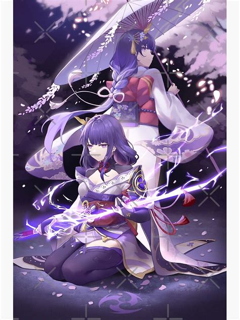 "Raiden Shogun Ei Genshin Impact" Poster von iuanime | Redbubble