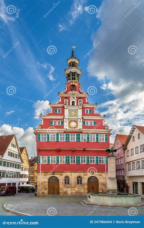 Old Town Hall, Esslingen am Neckar, Germany Stock Photo - Image of ...