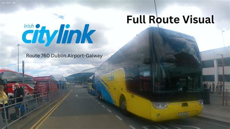 *Full Route Visual* Citylink | Route 760 Dublin Airport-Galway Coach ...