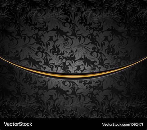 Black luxury background Royalty Free Vector Image