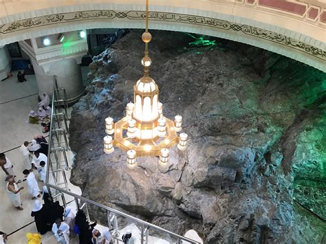 Mount Safa seen from the upper level of Masjid Al Haram in Mecca