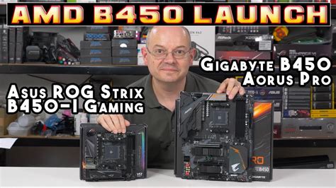 AMD B450 Preview - featuring ASUS and GIGABYTE! - YouTube