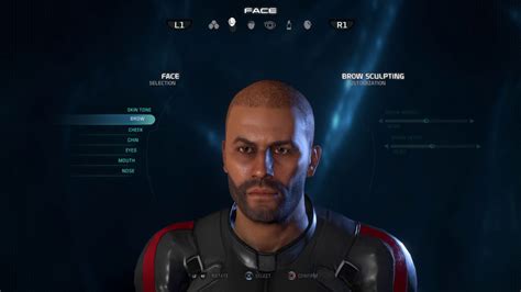 Mass Effect™: Andromeda Shepard character creation - YouTube