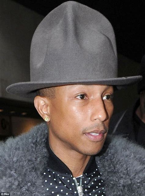 Pharrell Williams steps out in a massive hat with wife Helen Lasichanh | Daily Mail Online