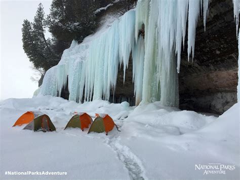 Snow Camping at Pictured Rocks National Lakeshore | National Parks ...