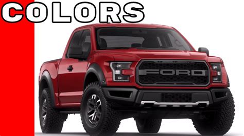 2017 Ford Raptor Colors - YouTube