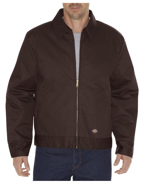 Mens Insulated Eisenhower Jacket, Dark Brown - 2X LN - Walmart.com